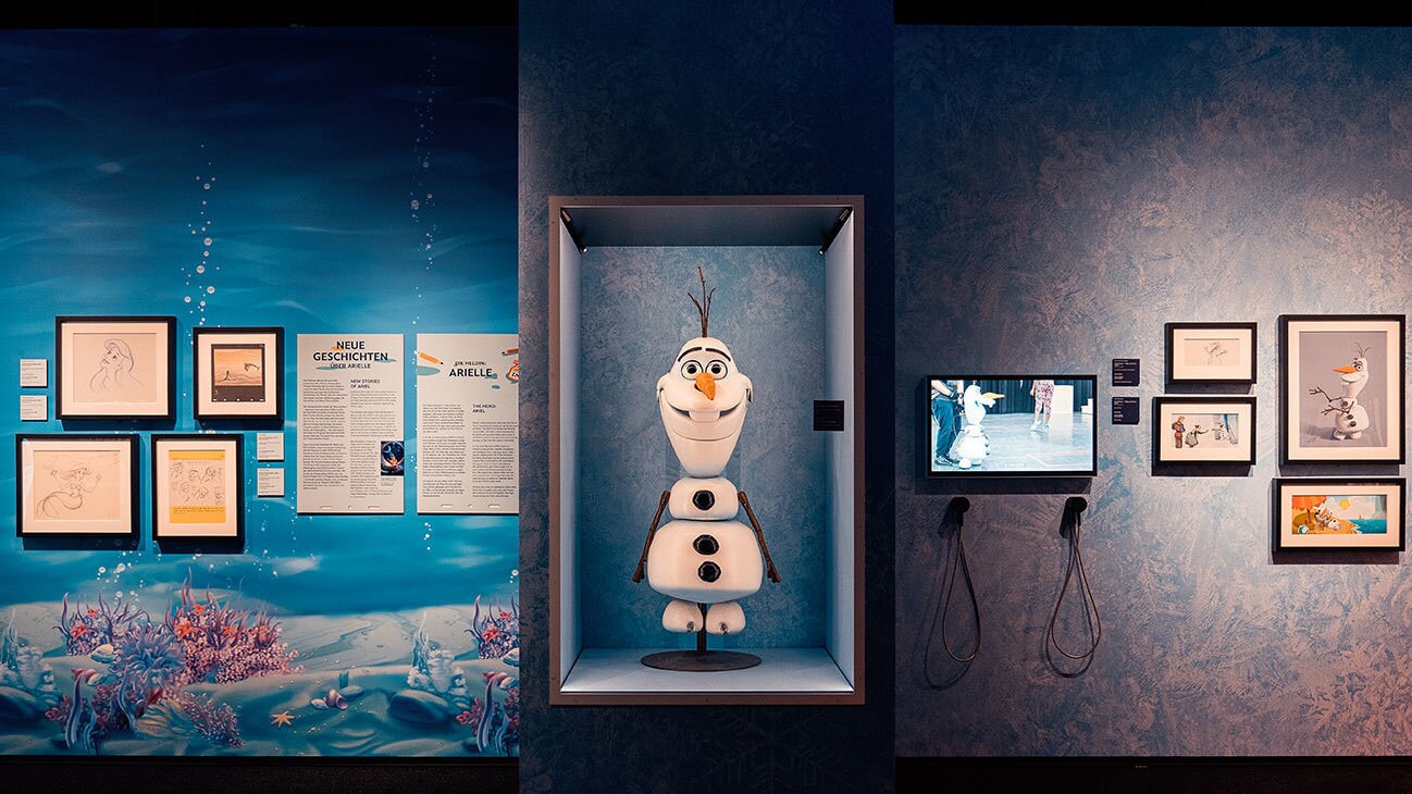 A figure of Olaf from the Frozen movies.