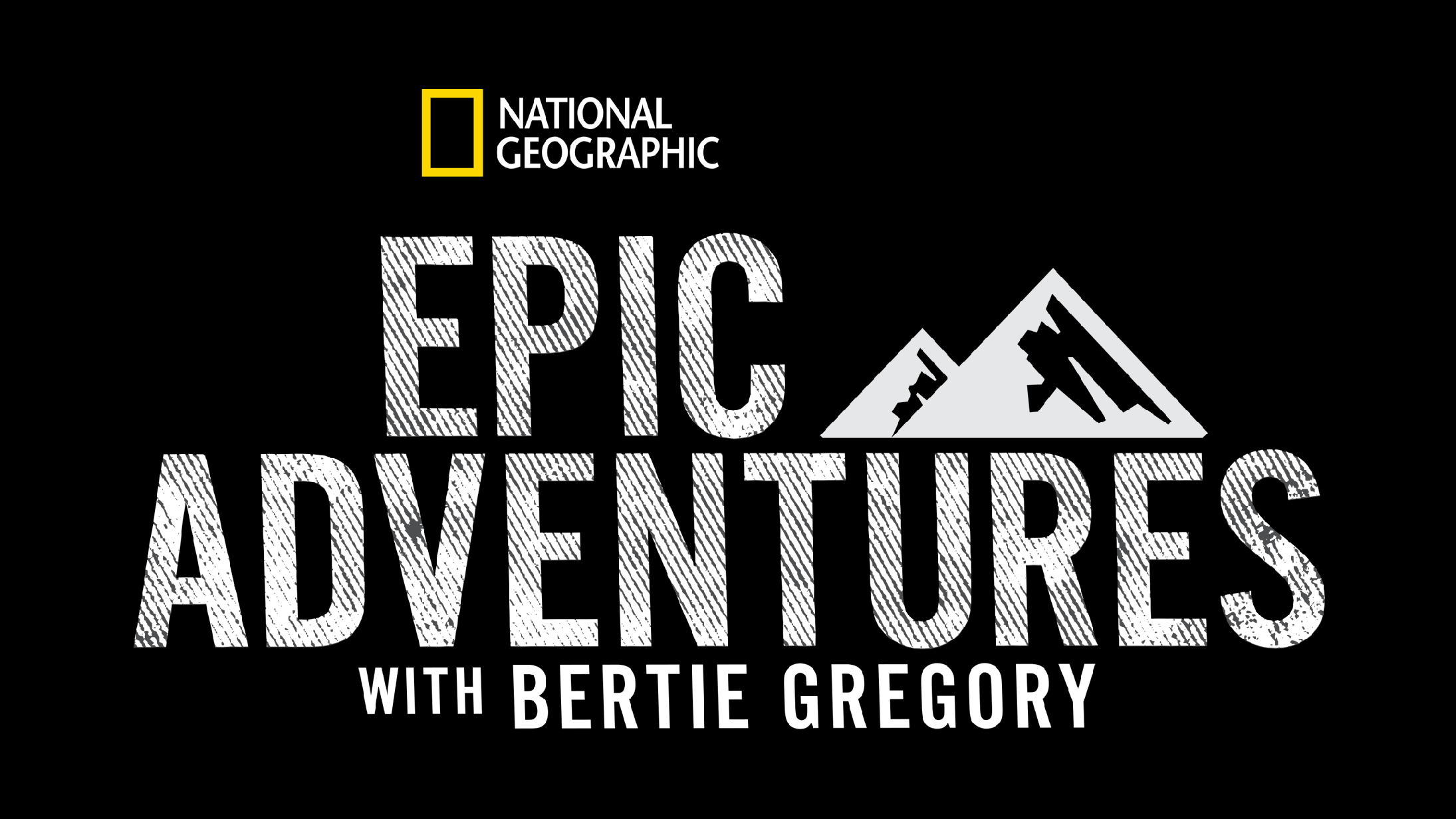 Epic Adventures with Bertie Gregory Logo - Black