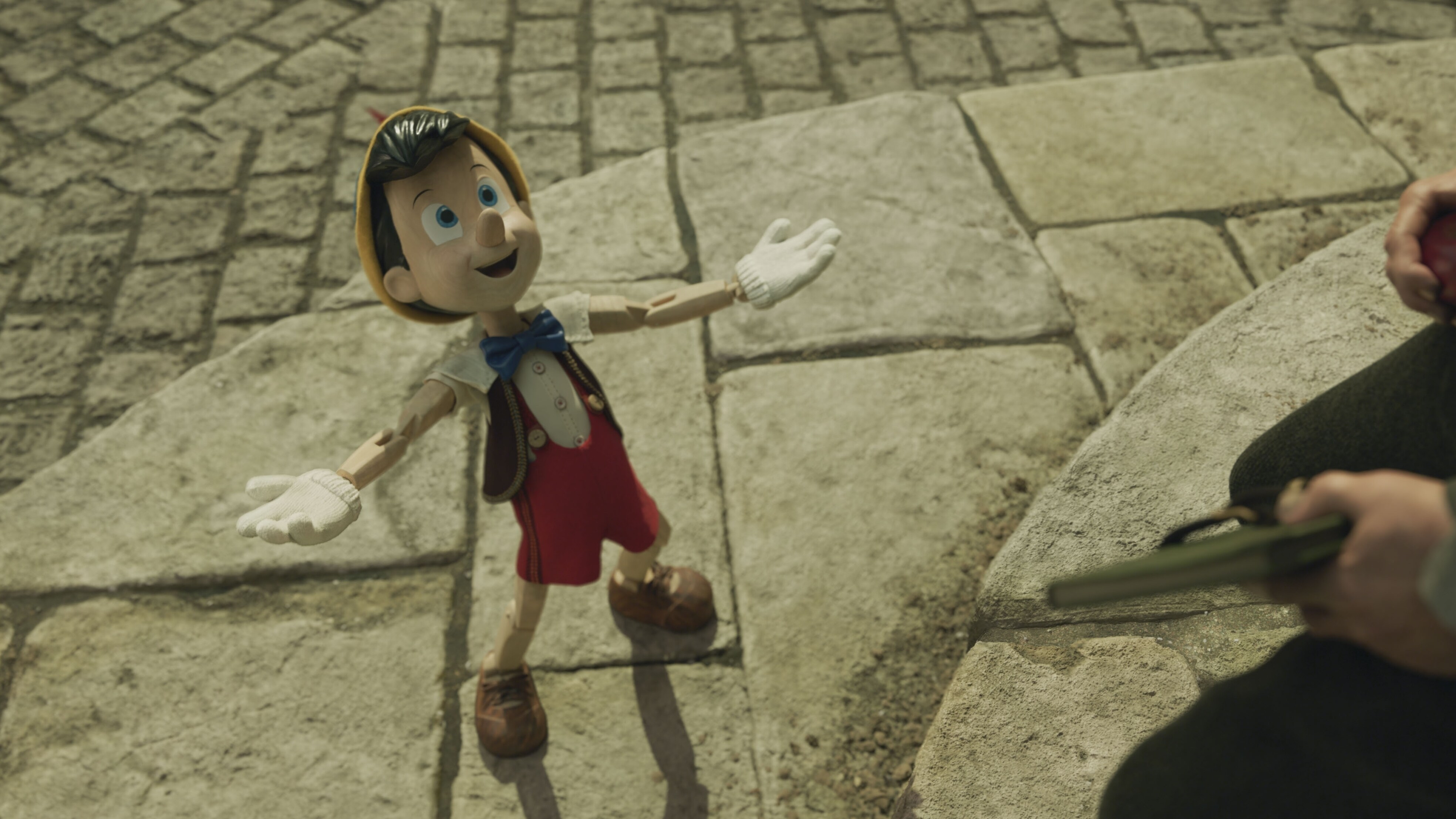 Pinocchio (voiced by Benjamin Evan Ainsworth) in Disney's live-action PINOCCHIO, exclusively on Disney+. Photo courtesy of Disney Enterprises, Inc. © 2022 Disney Enterprises, Inc. All Rights Reserved.