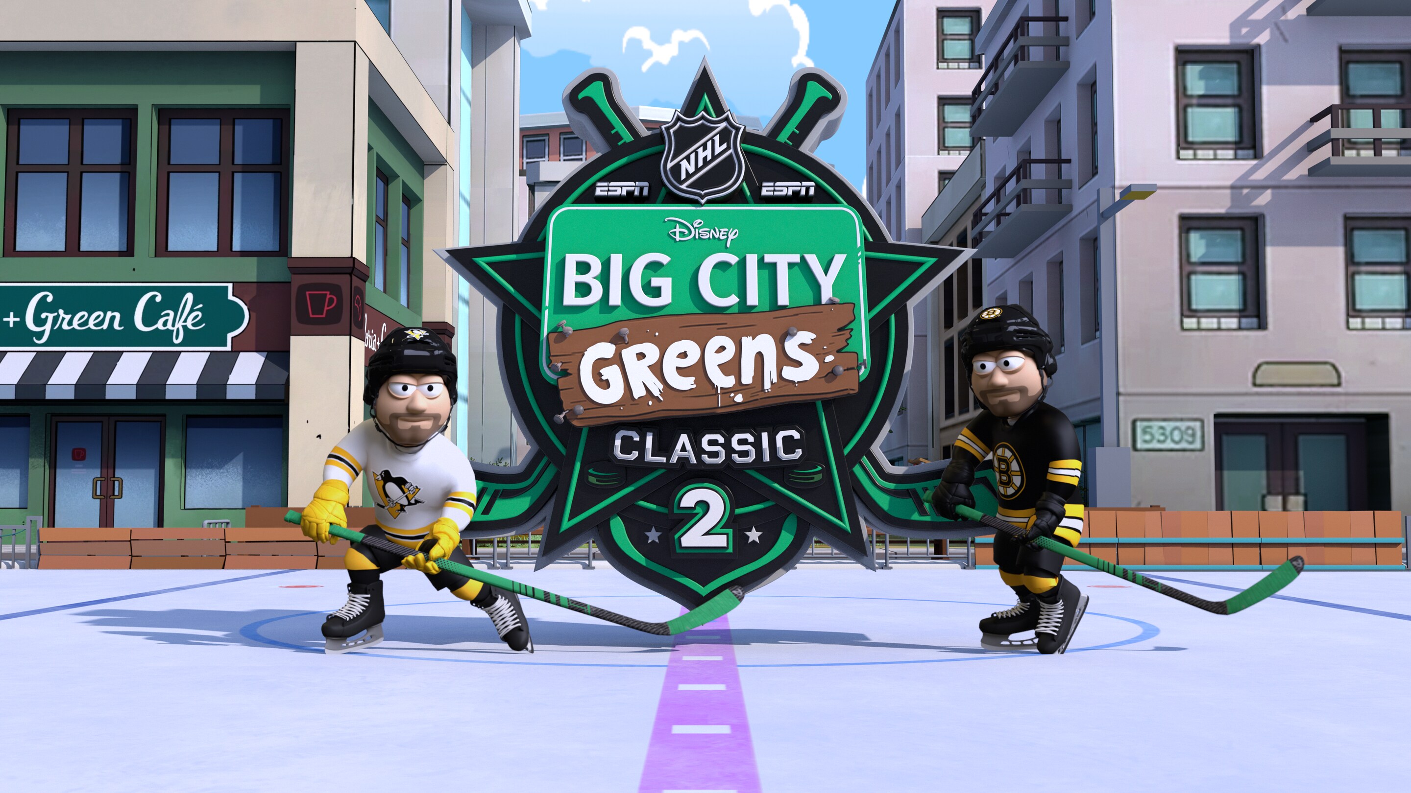 Disney Advertising Pushes the Boundaries with Brands for Second NHL Big City Greens Classic Alt-Cast