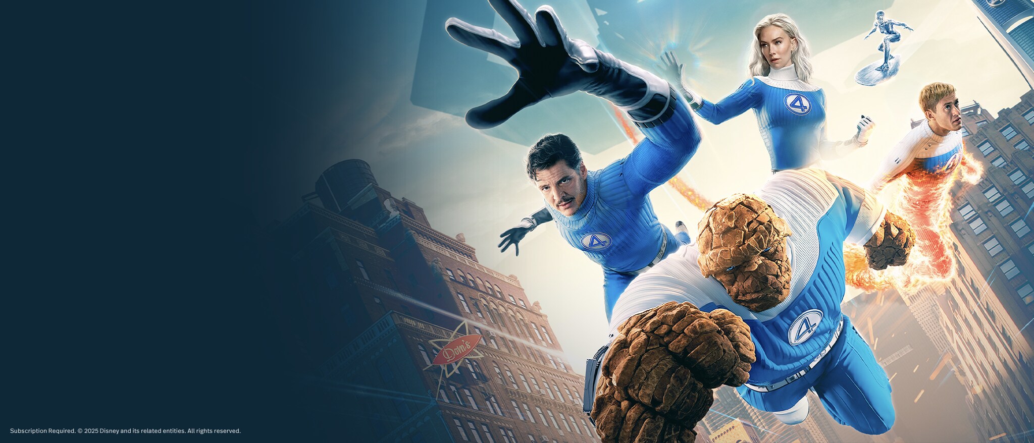 Homepage Hero Banner - Disney | Disney+ PH Fantastic Four: First Steps