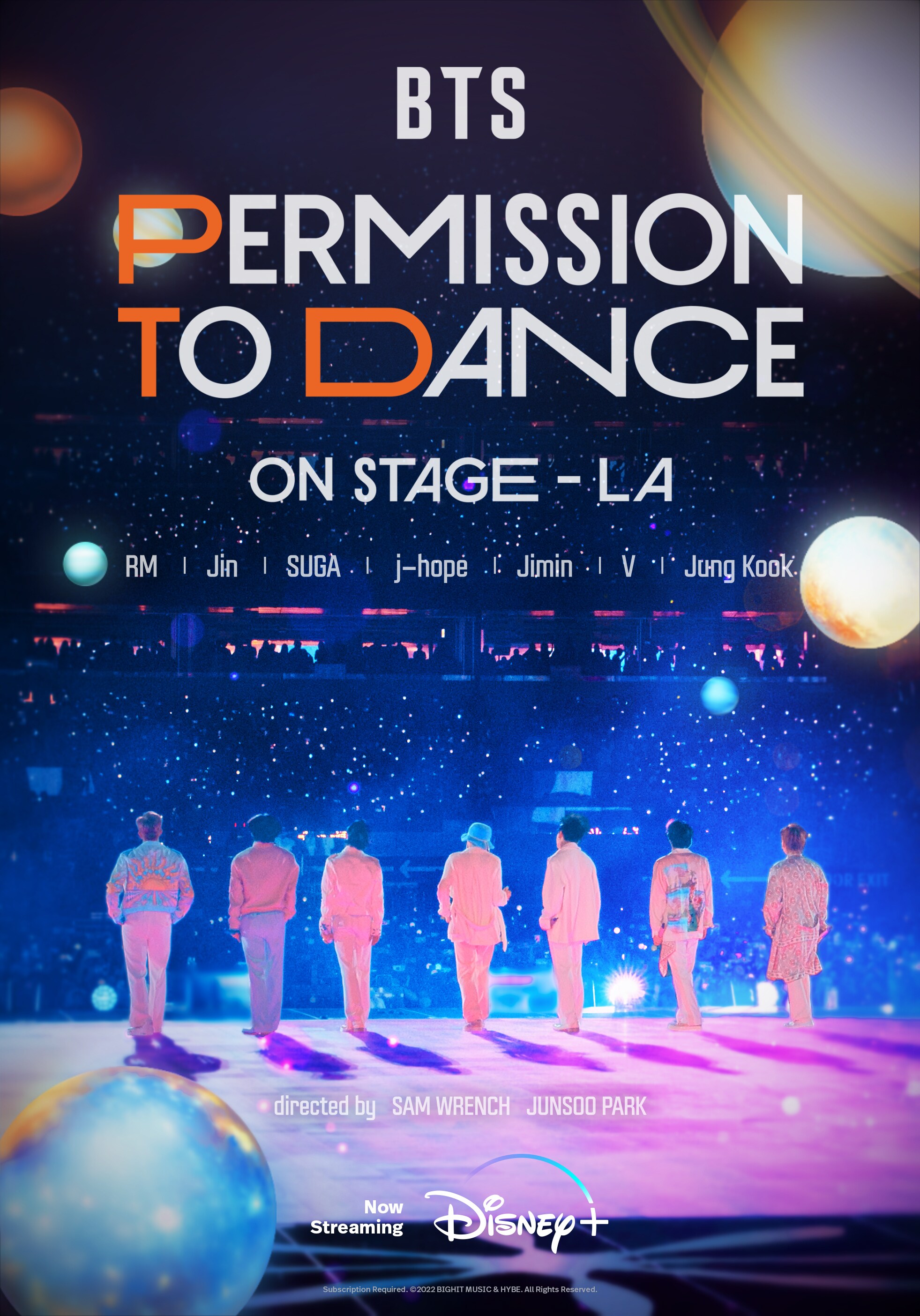 BTS PERMISSION TO DANCE ON STAGE inTHEUS