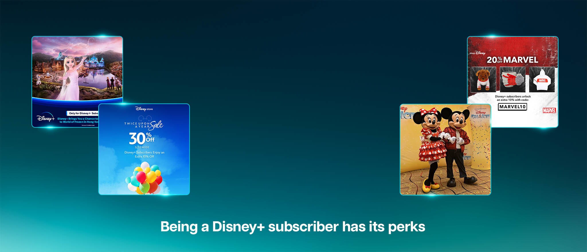 Homepage Hero - Disney+ Perks  SG