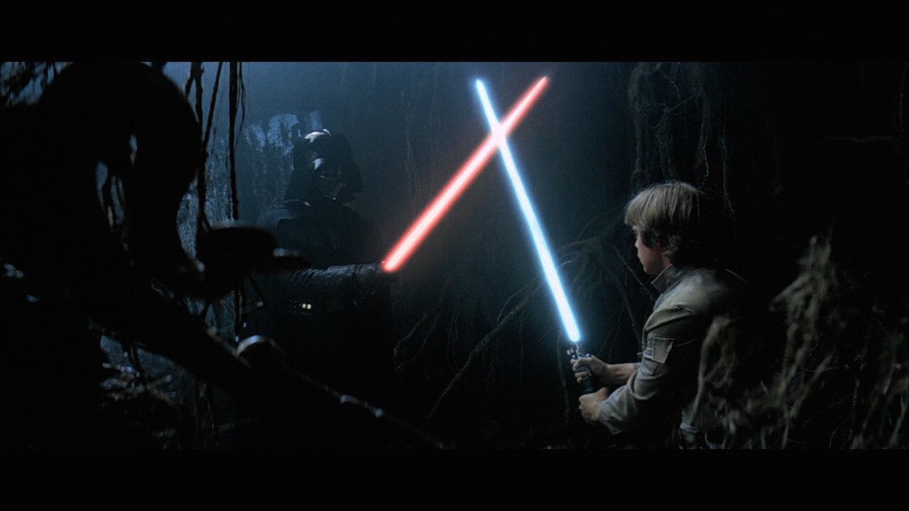 Yoda took Luke to the same cave where he’d had his vision of Sidious’s triumph. There, Luke duele...