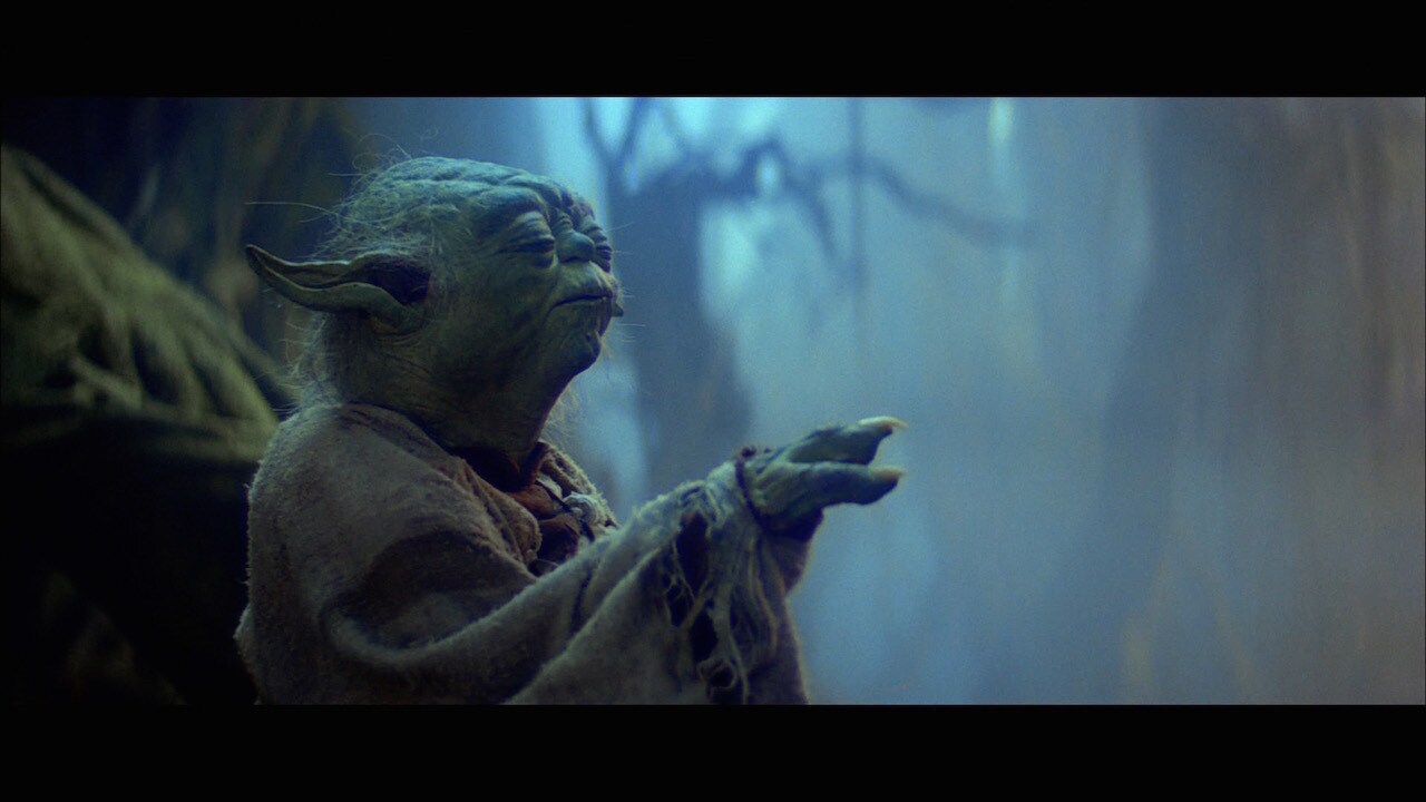 To shake Luke out of his negativity, Yoda demonstrated the power of the Force, freeing the young ...