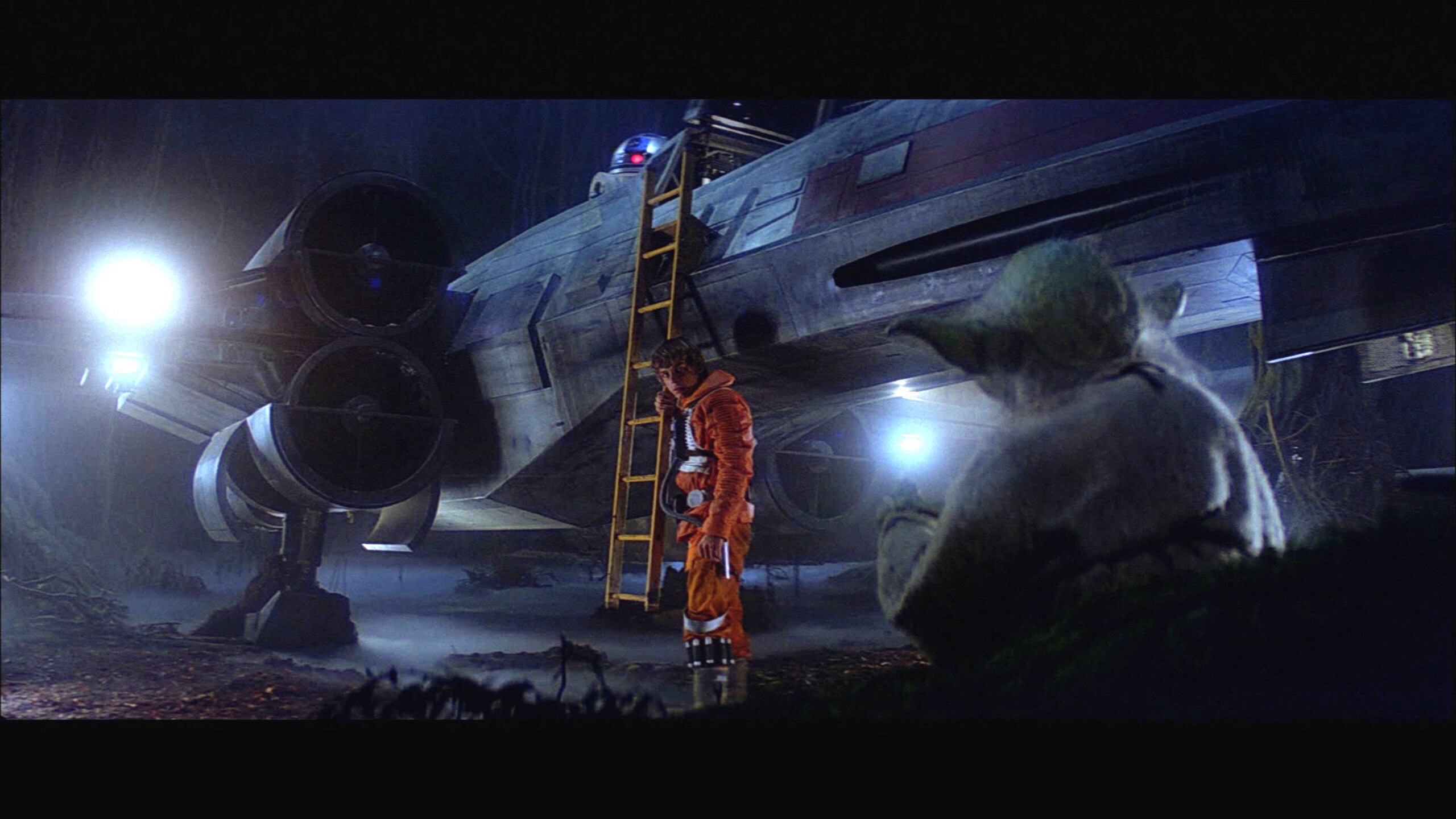 Unable to shake the vision of his friends in peril, Luke decided to cut his training short and ru...