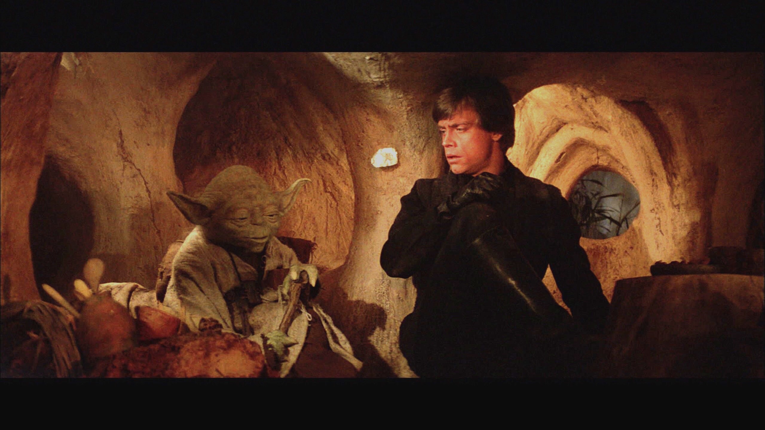 Luke returned to Dagobah as promised, but found Yoda near death. The ancient Jedi said Luke no lo...