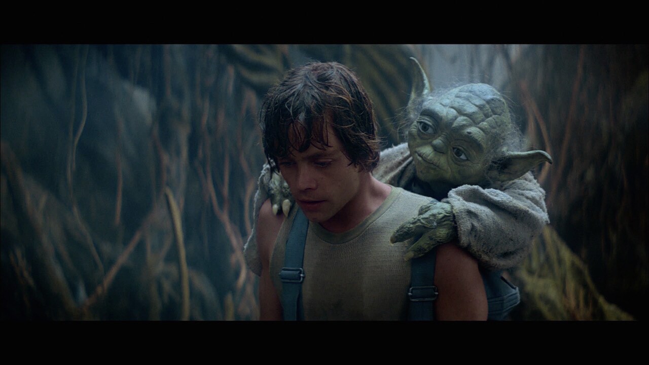 Obi-Wan convinced Yoda to reconsider and agree to train Luke. The  Jedi Master pushed Luke relent...