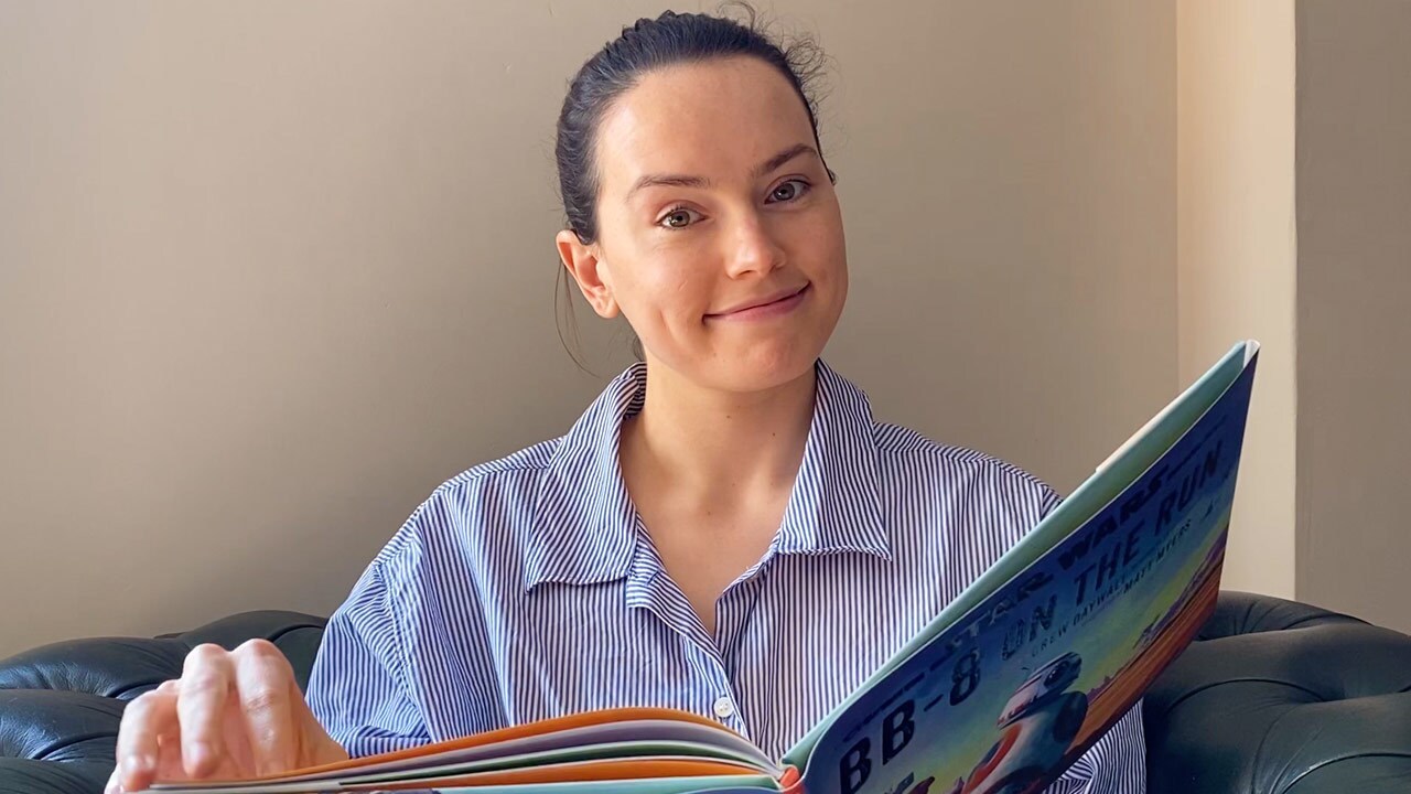 Join Daisy Ridley for a Read Along of "Star Wars: BB-8 On The Run"
