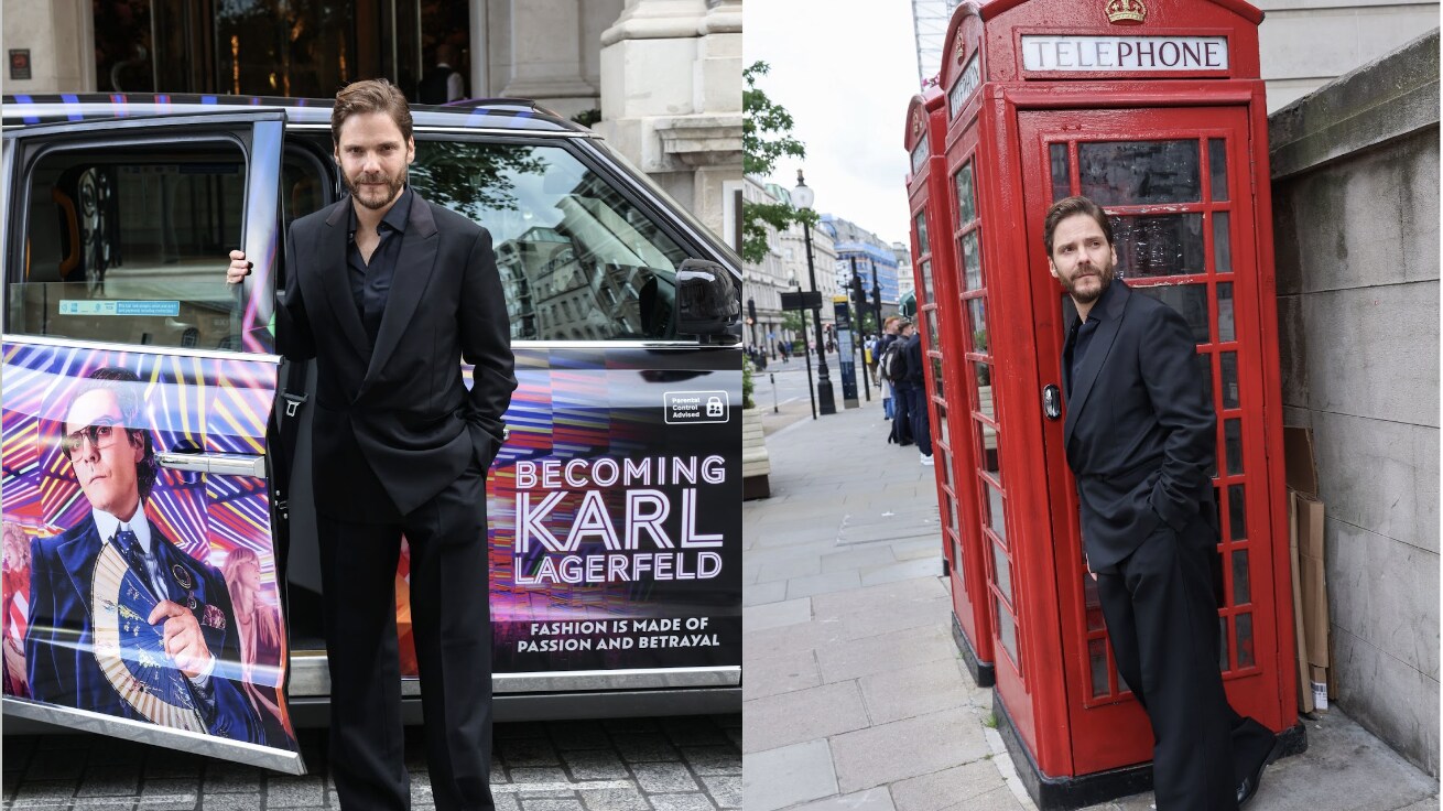 DANIEL BRÜHL CONCLUDES EUROPEAN PRESS TOUR IN LONDON WITH SPECIAL SCREENING AND PHOTOCALL  FOR “BECOMING KARL LAGERFELD”
