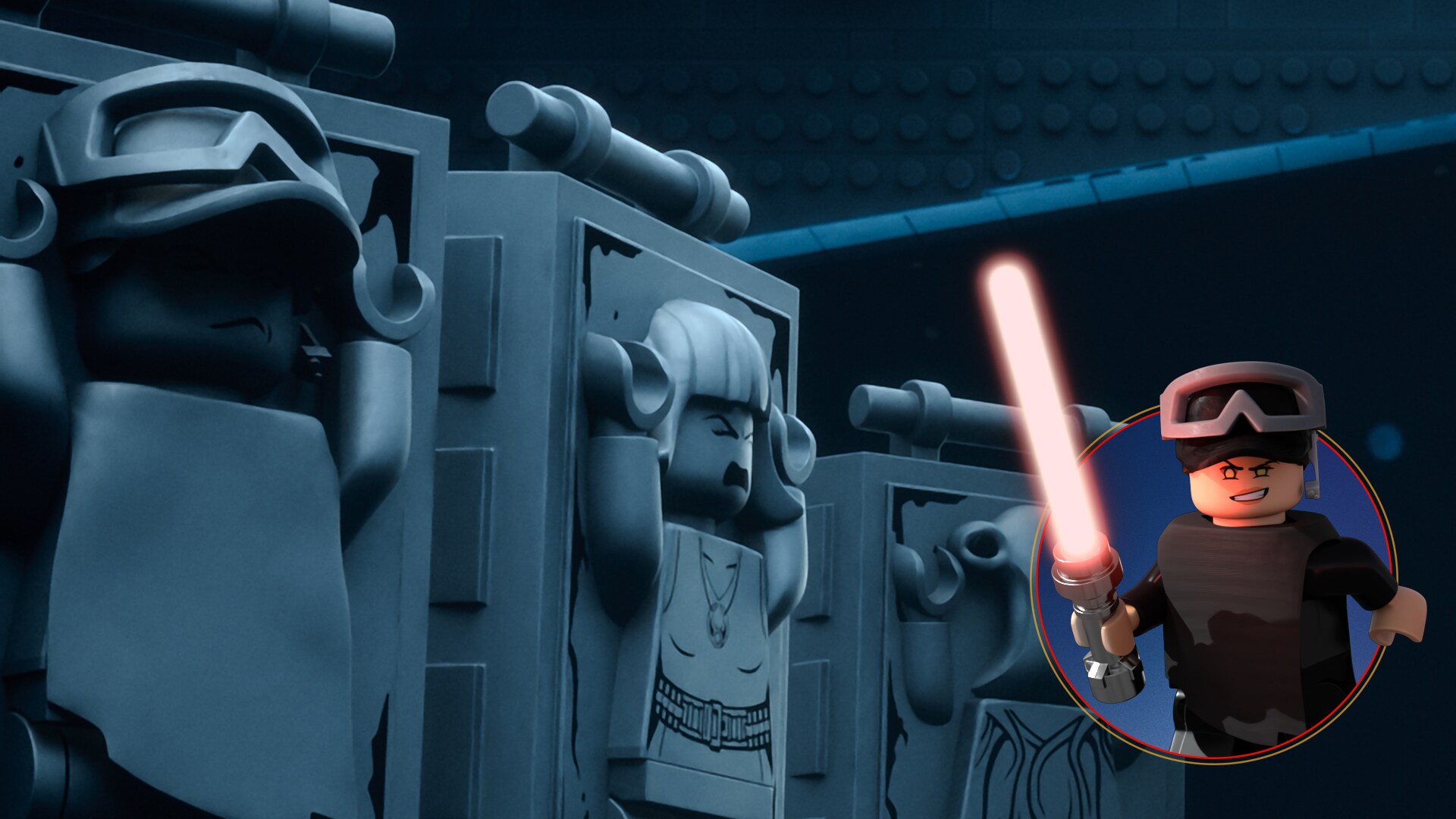 Darth Jyn Erso in LEGO Star Wars: Rebuild the Galaxy - Pieces of the Past.