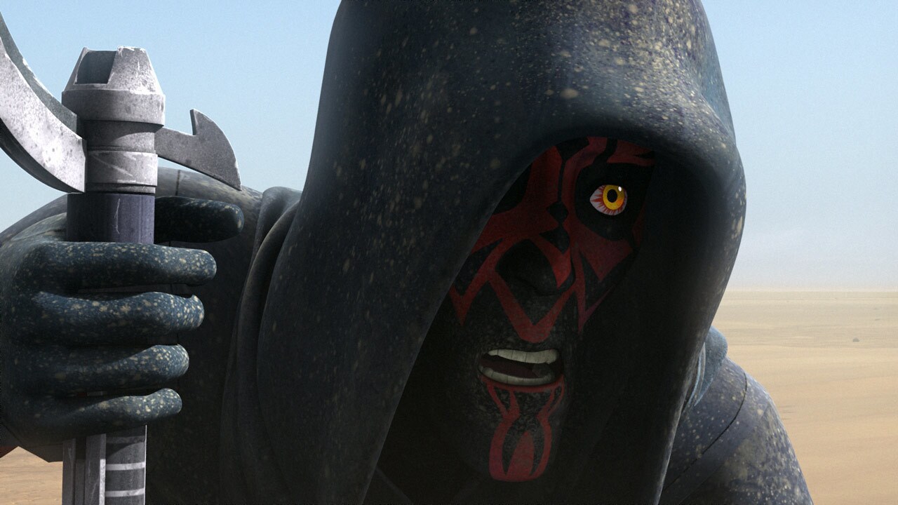 Maul in Star Wars Rebels, “Twin Suns” Season 3, Episode 20.