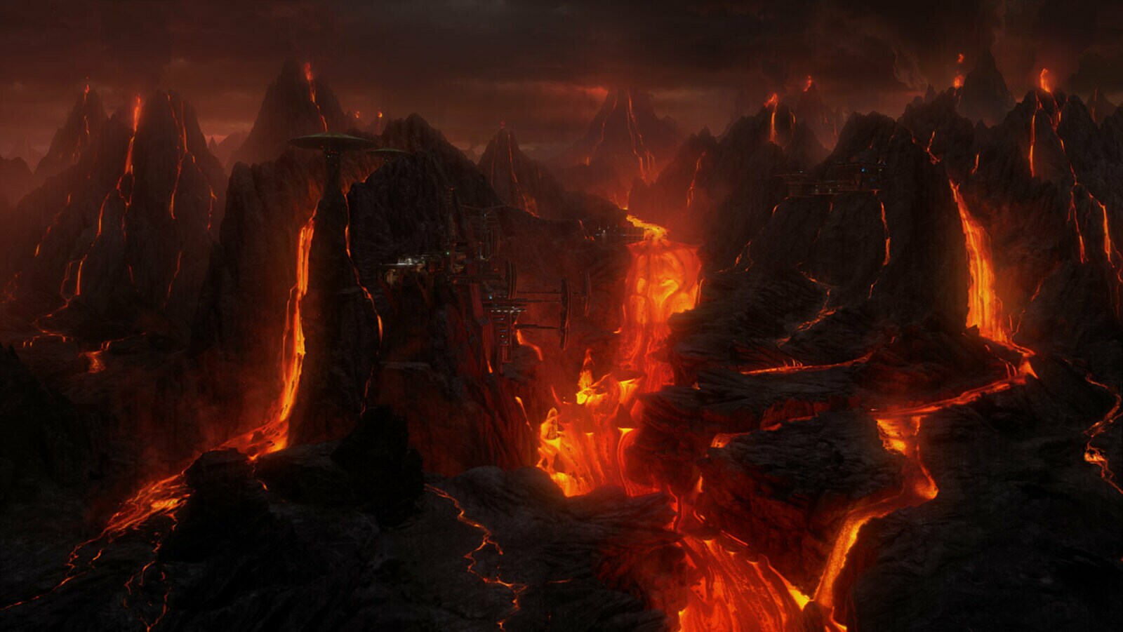Mustafar landscape