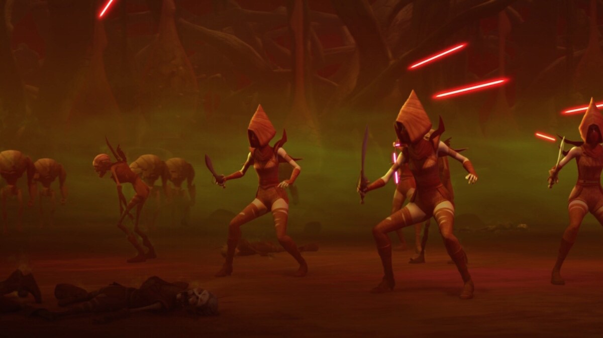 The Nightsisters battle General Grievous