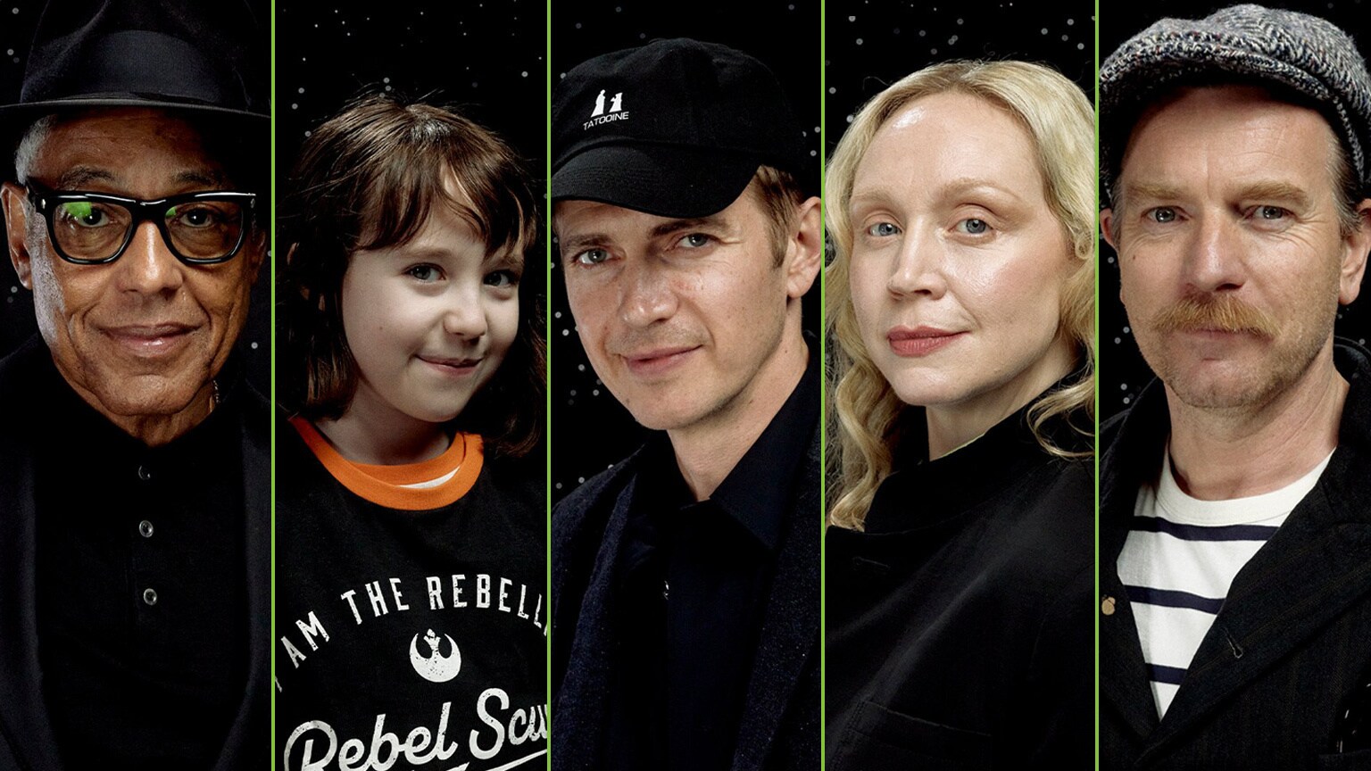 A Group Shot of Cast and Crew at Star Wars Celebration's Photo Booth