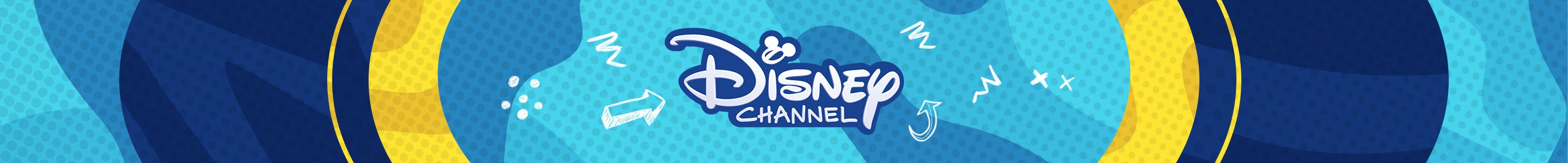 Disney Channel Logo auf blauem Hintergrund