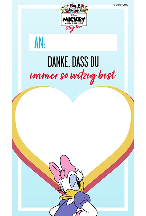 Daisy - Danksagungskarte