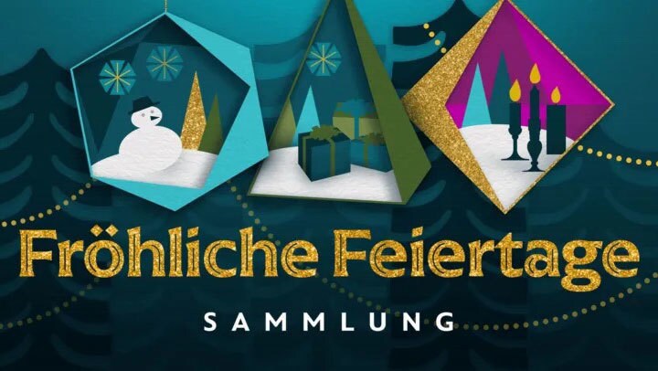 Fröhliche Feiertage-Sammlung