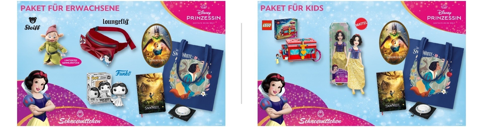 7 x Schneewittchen Produkt-Pakete zu gewinnen!