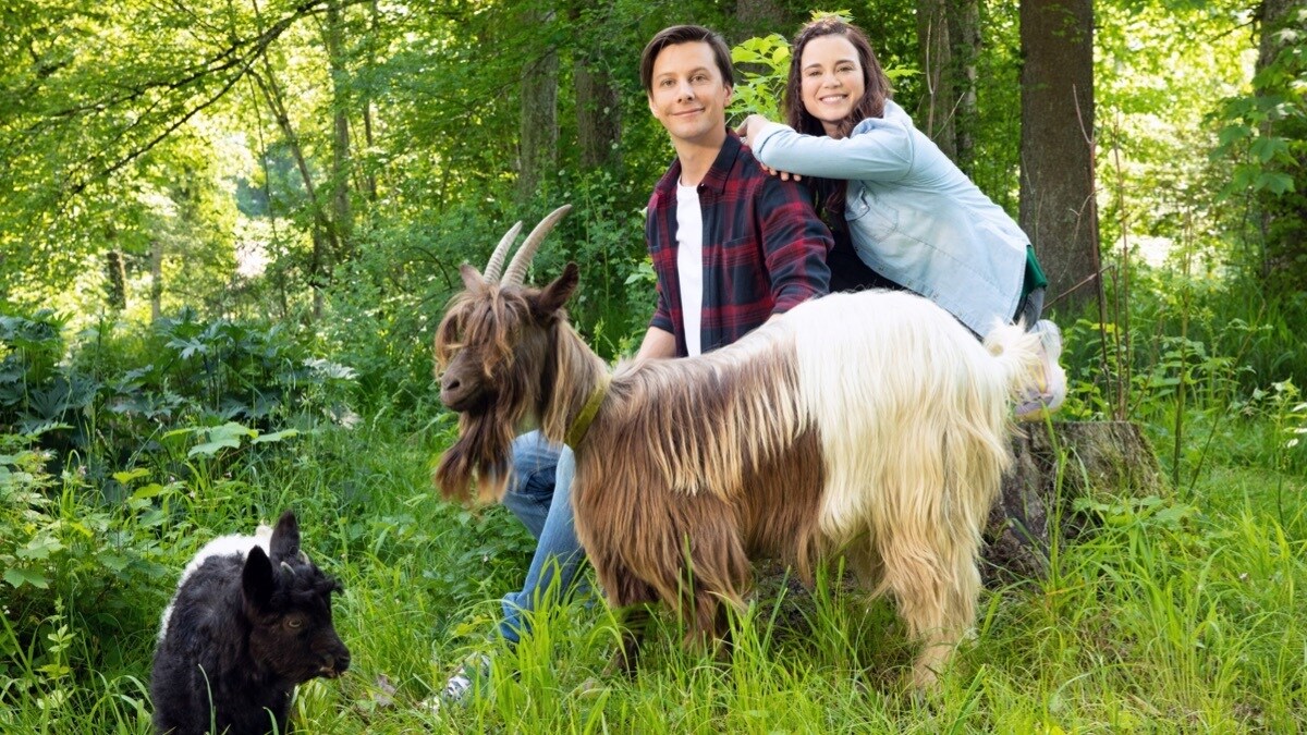 Patricia, Jojo und die Ziegen