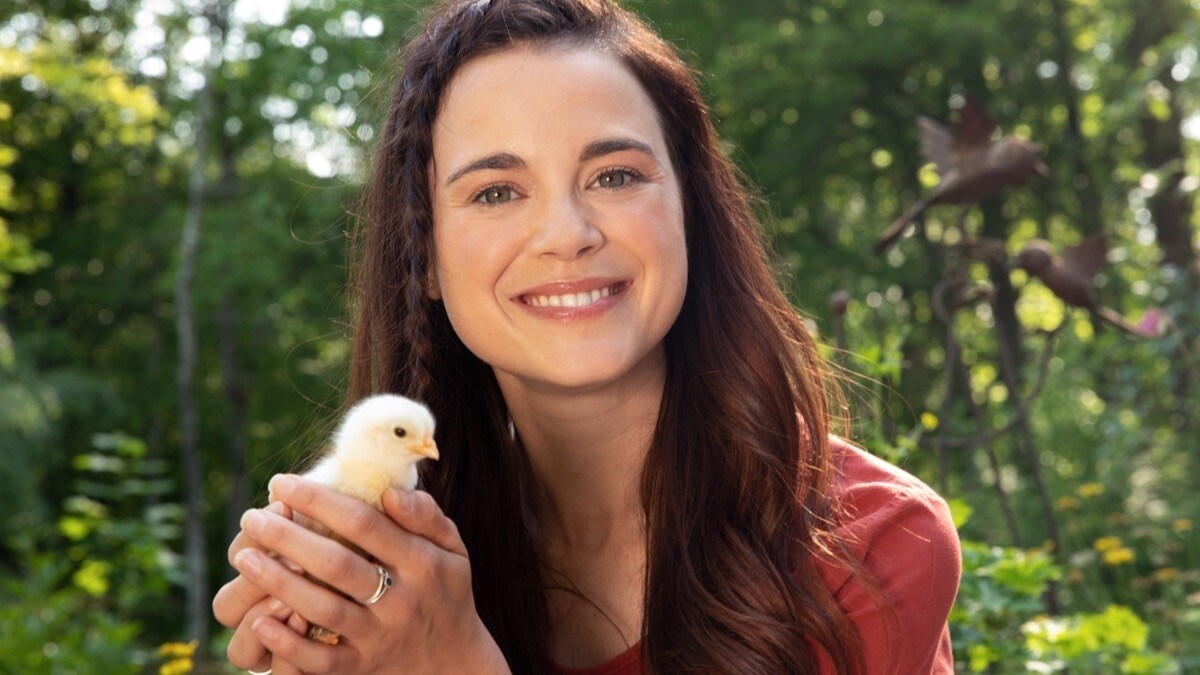 Patricia und ein Küken