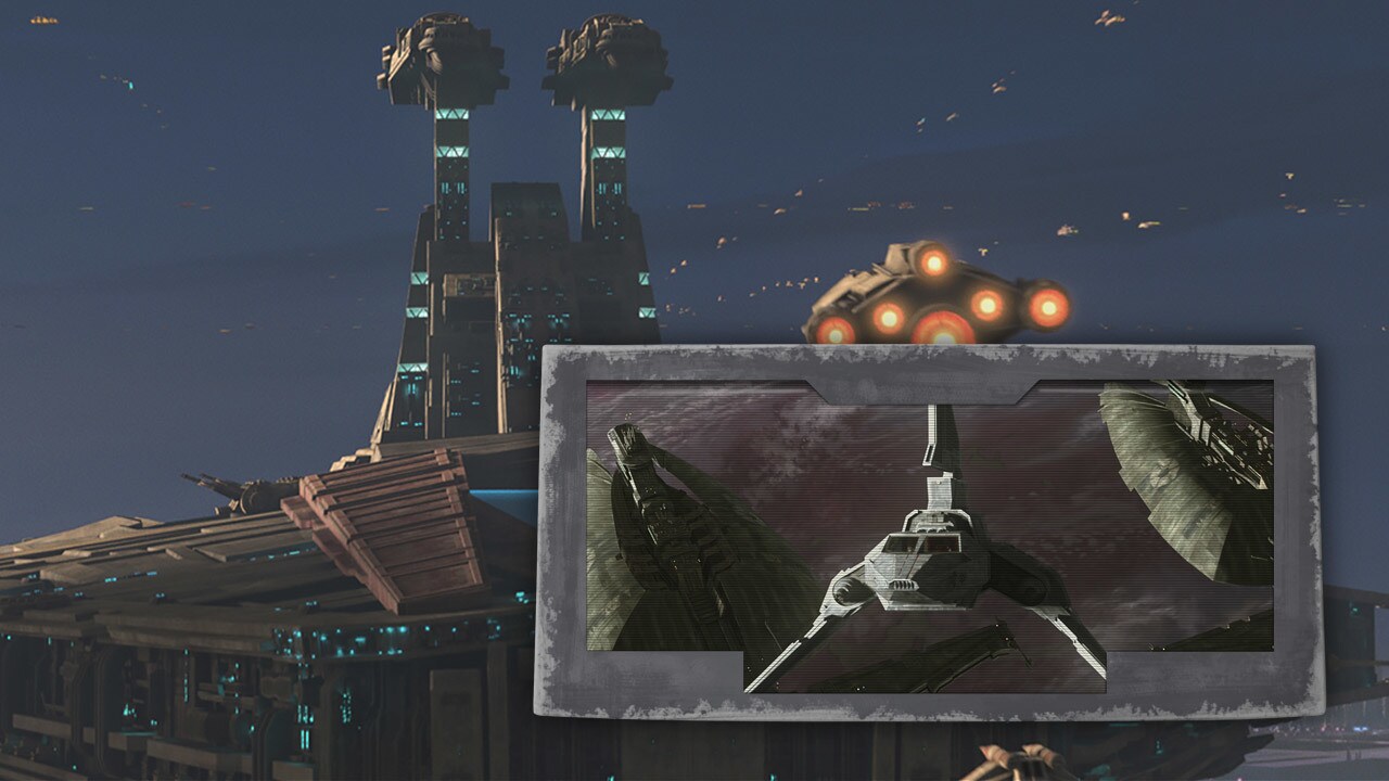Anakin is stationed above Coruscant, placing this arc before the events of the Bad Batch episodes...