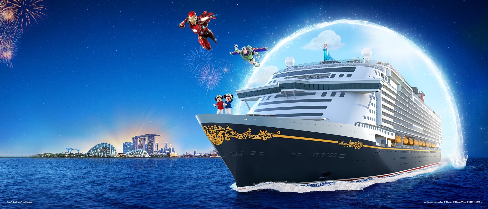 Homepage Hero Banner - The All-New Disney Adventure by Disney Cruise Line