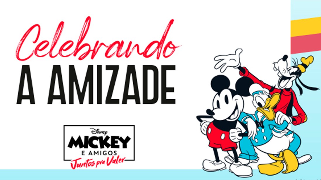6 curtas e séries de Mickey e seus amigos para comemorar o mês da amizade