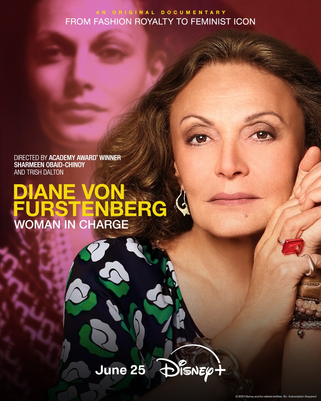 TRAILER AND KEY ART UNVEILED FOR DOCUMENTARY FILM “DIANE VON FURSTENBERG:  WOMAN IN CHARGE” PREMIERING JUNE 25TH ON DISNEY+ | UK Press