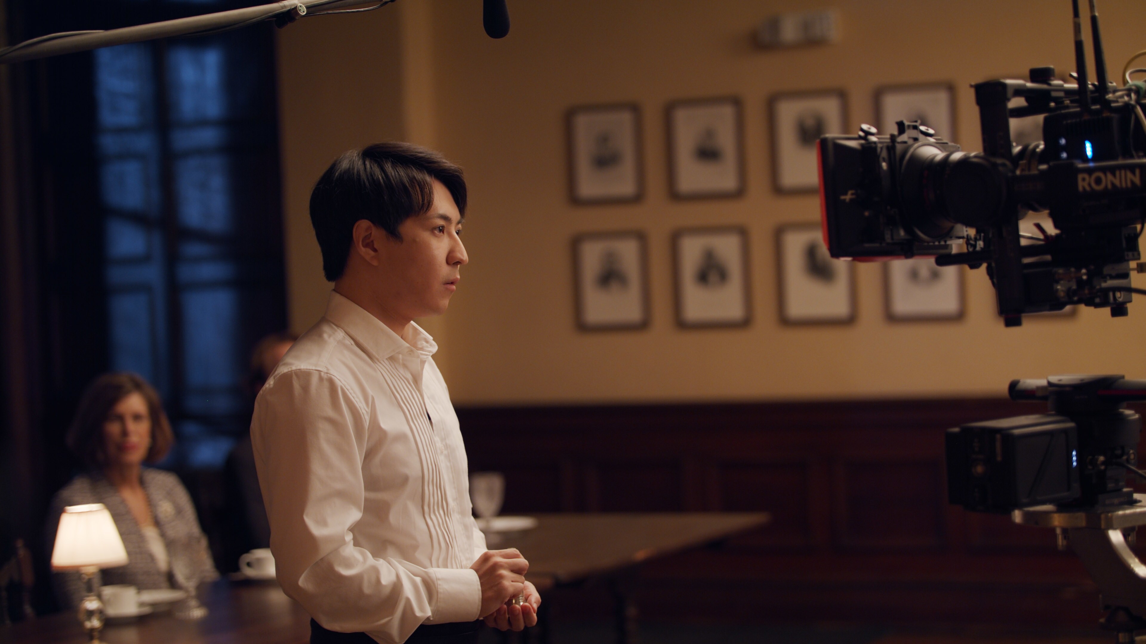 On the set of Disney’s “LAUNCHPAD” Season One short, “DINNER IS SERVED,” Directed by Hao Zheng, Written by G. Wilson & Hao Zheng. Photo courtesy of Disney. © 2021 Disney Enterprises, Inc. All Rights Reserved.
