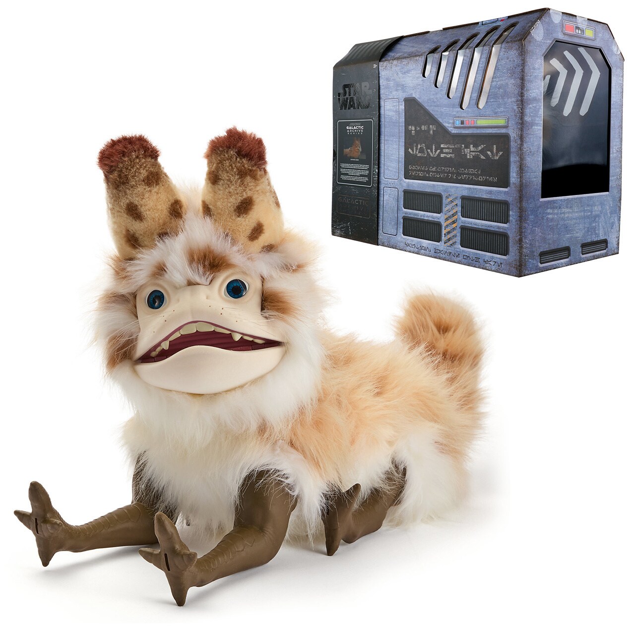 The Loth-cat collectible toy from DisneyStore.com and Disney Parks with its packaging.