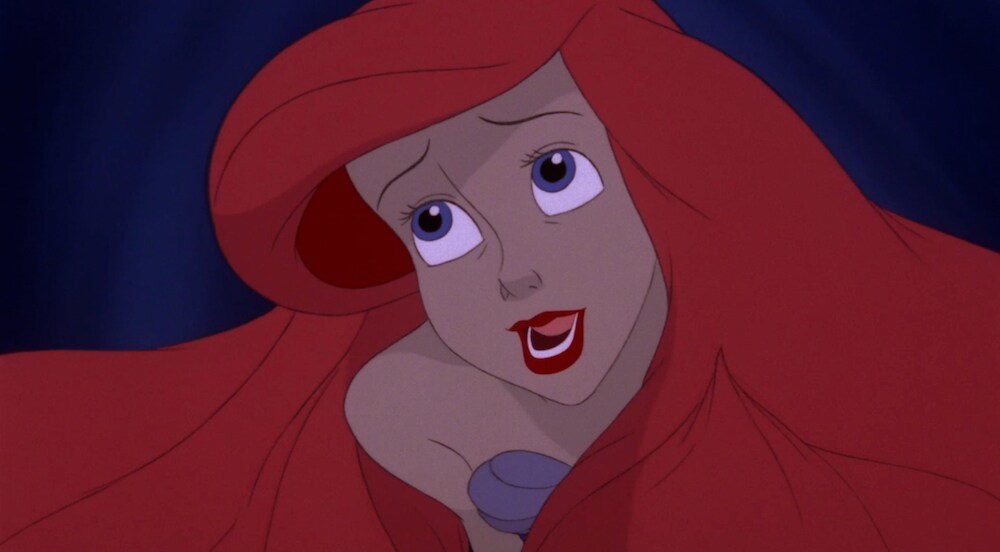 Ariel from the animated movie "The Little Mermaid"