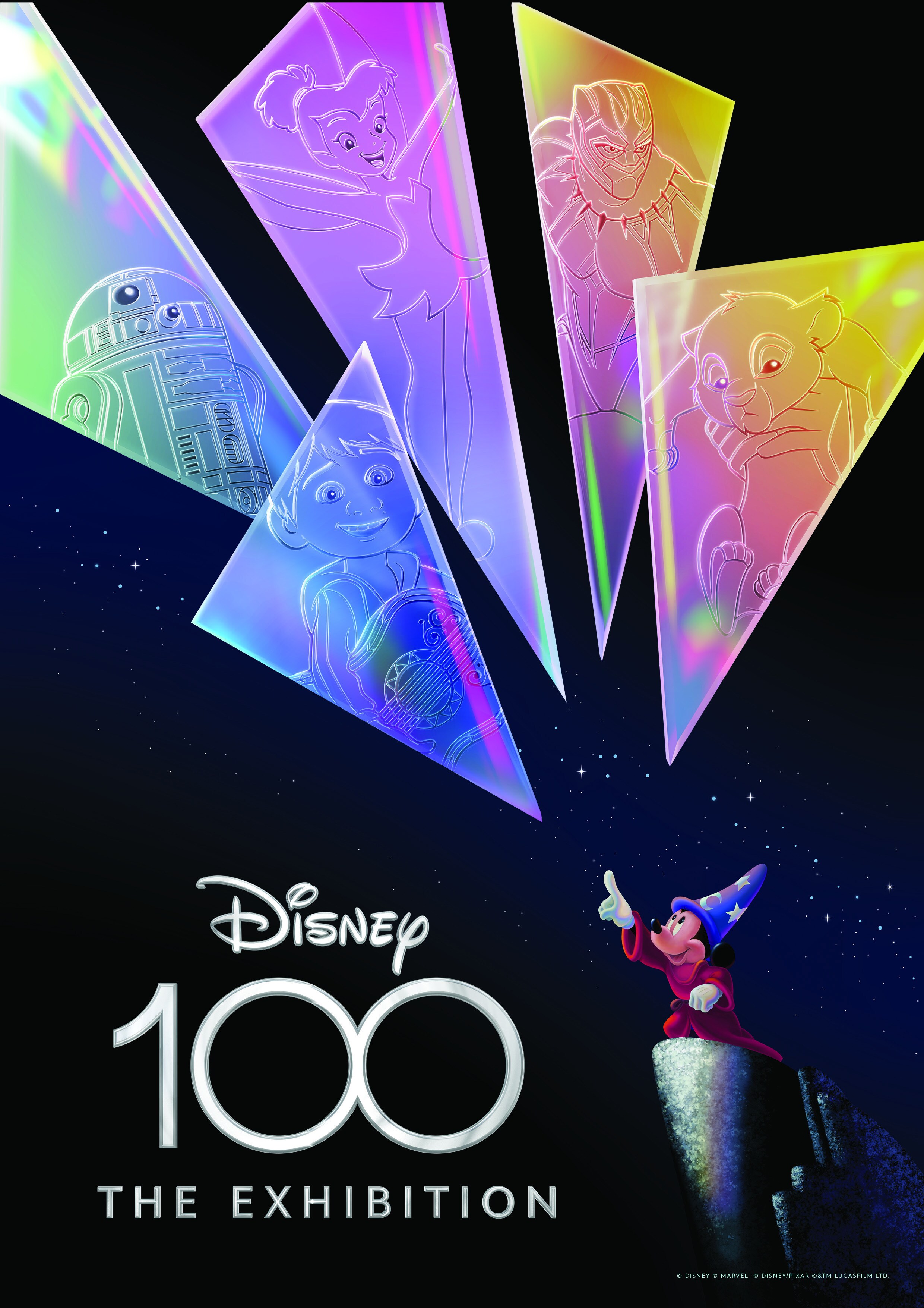 Disney100: The Exhibition Poster Disney100: The Exhibition Poster