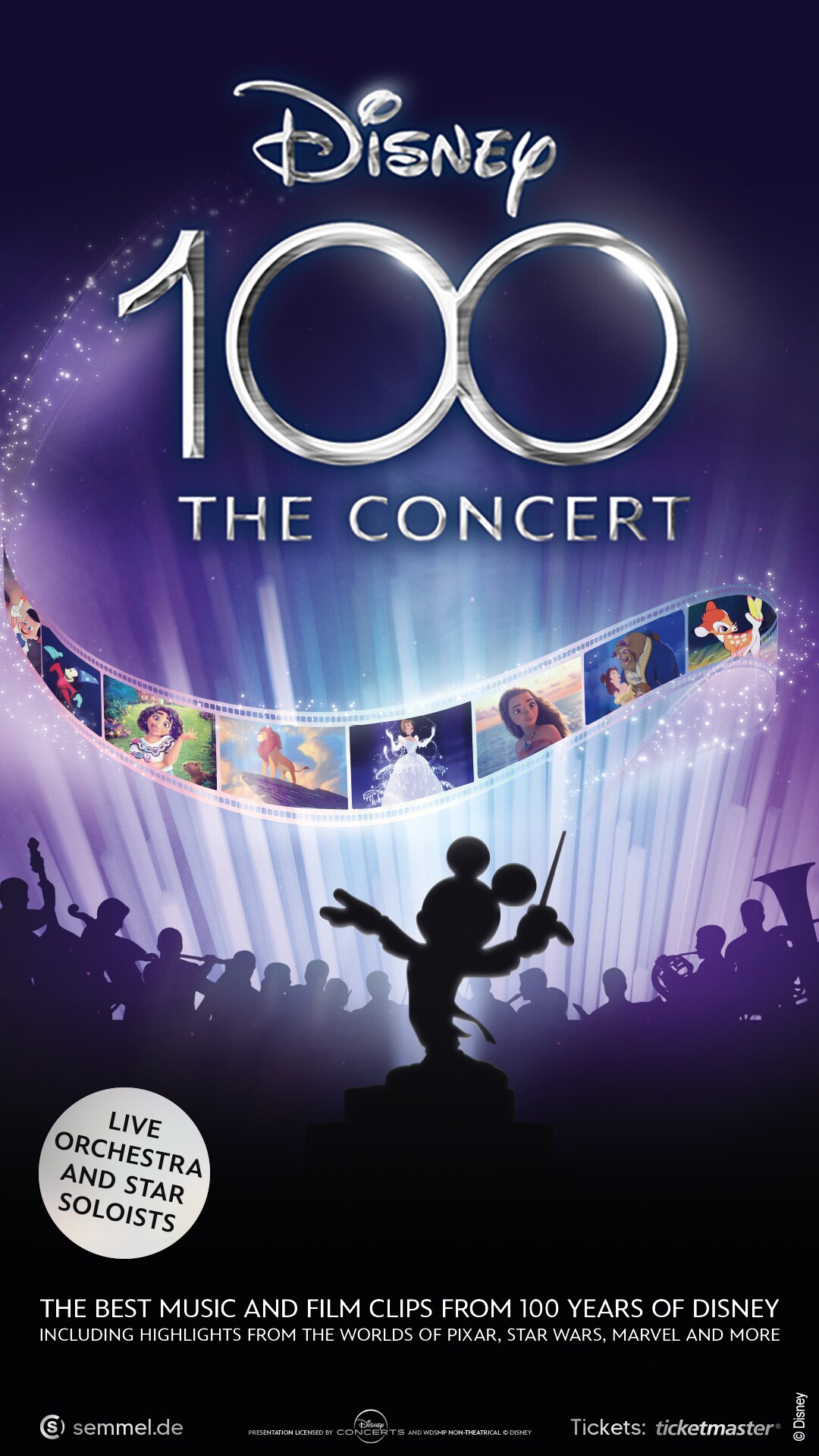 Disney 100: Disney's 100th anniversary live in 2023 at Paris La