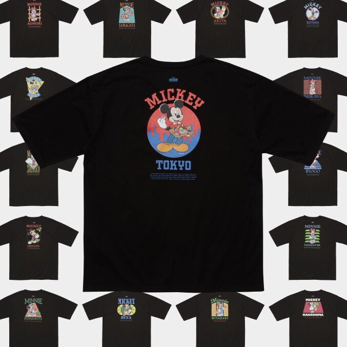 Disney VINTAGE / Tシャツ/--/コットン/BLK// MY HOME TOWN COLLECTION 47PREF』 ZOZOTOWN限定で、47都道府県のご