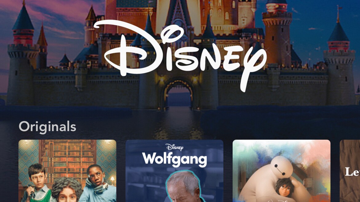 Disney+ Brand Landing Page on Mobile