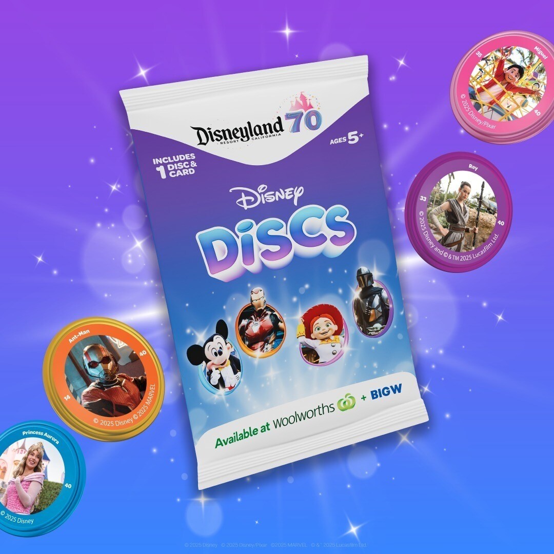 Start collecting Disney Discs today at Woolworths and Big W in Australia & New Zealand.