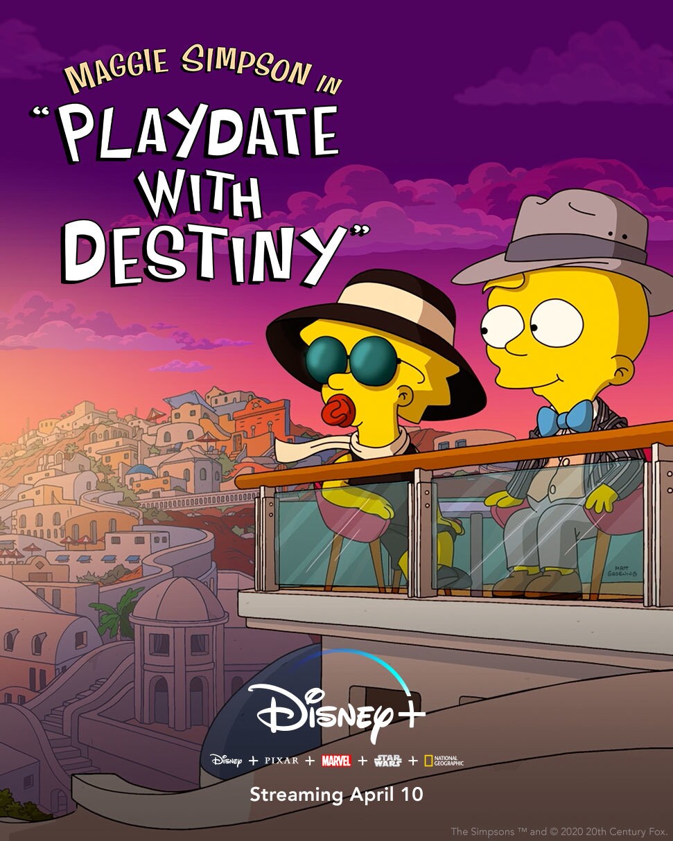 Maggie Simpson in "Playdate with Destiny" Streaming April 10