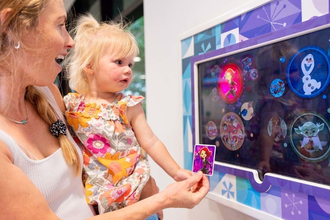 Interactive screens at Sydney Children's Hospitals in Sydney.