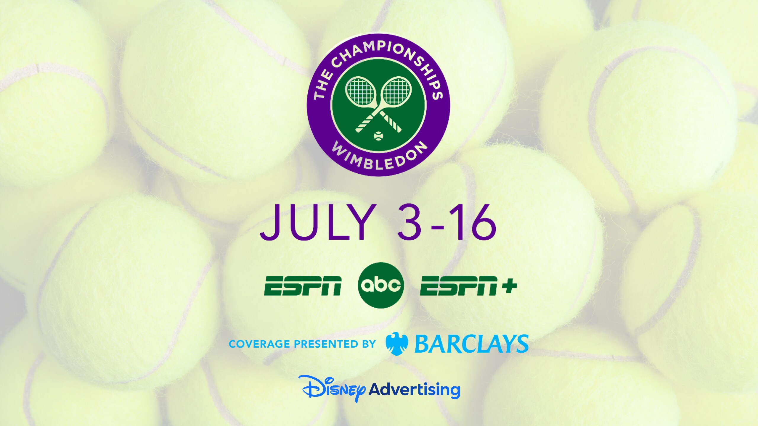Game, Set, MATCH: Disney Advertising Signs Barclays As First Wimbledon Coverage Presenting Sponsor Since 2017 