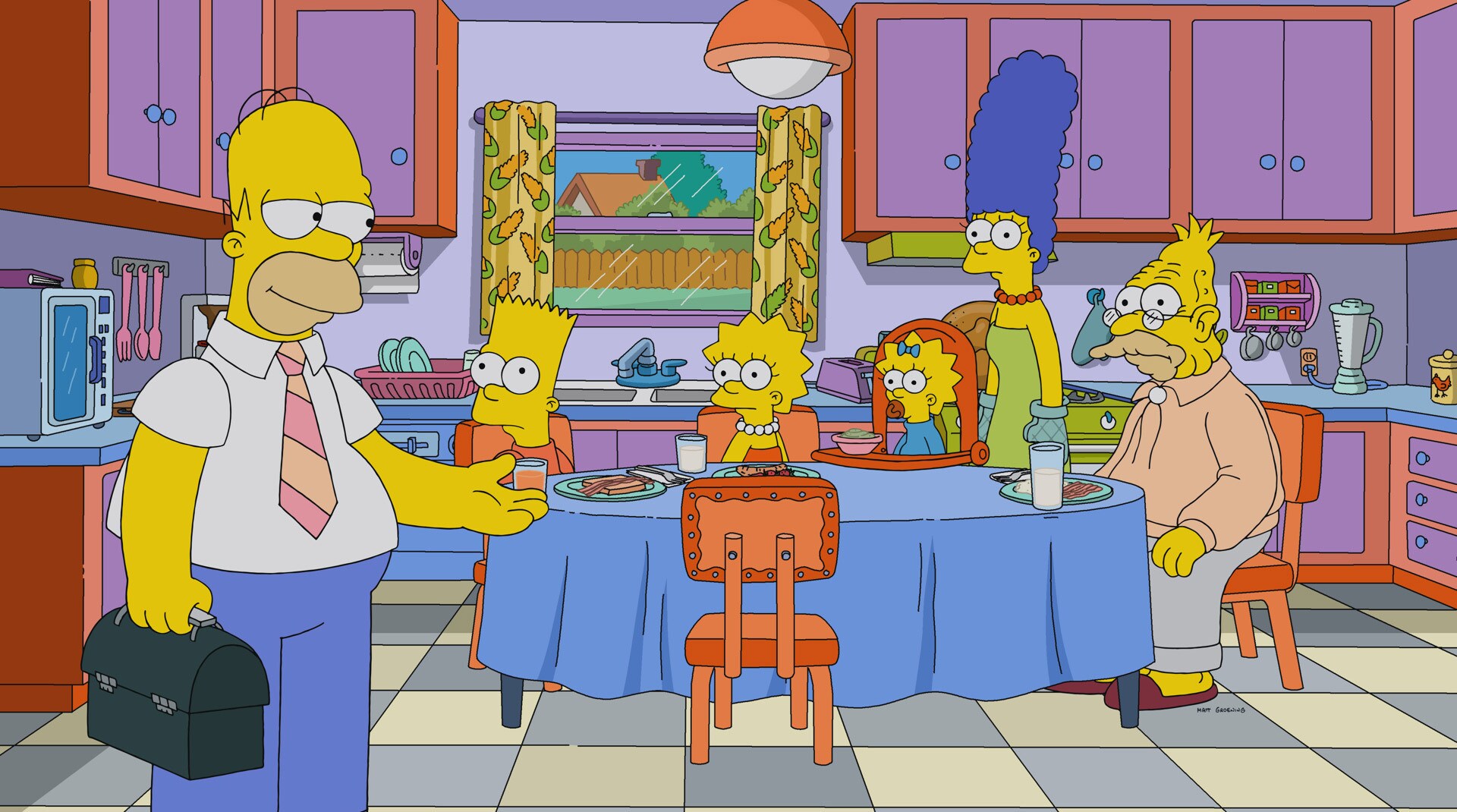 Una imagen fija de Los Simpson. Temporada 32
