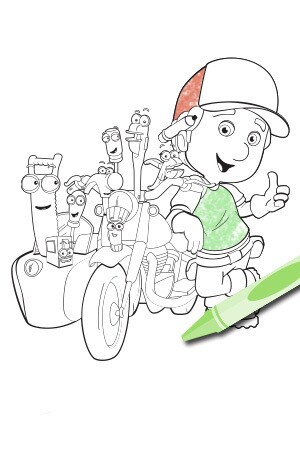 Handy Manny Hammer Coloring Pages