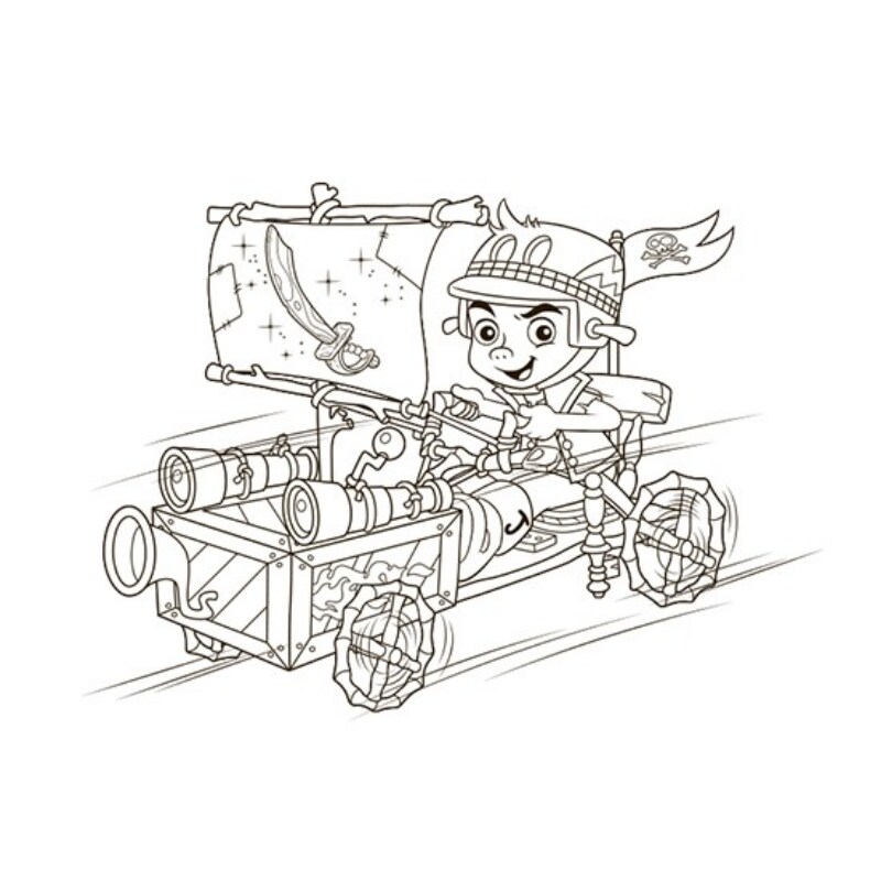 ジェイクとネバーランドのかいぞくたち ぬりえ｜ダウンロード