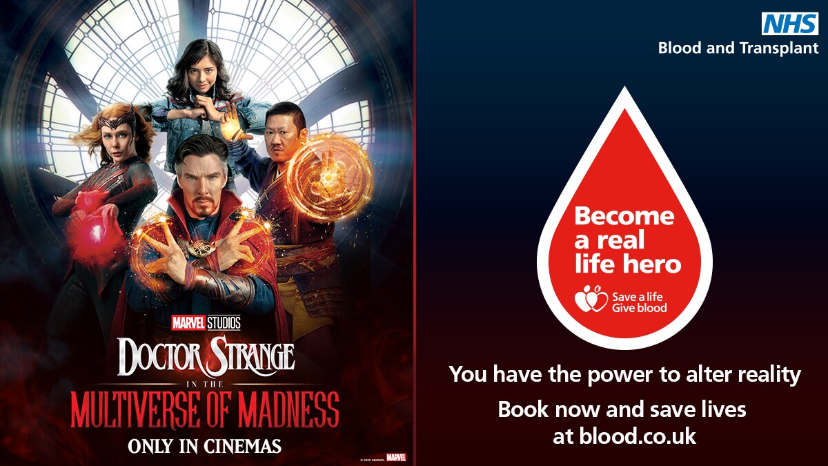 ‘Doctor Strange In The Multiverse of Madness’ stars inspire public to ‘become real-life heroes’ by donating blood