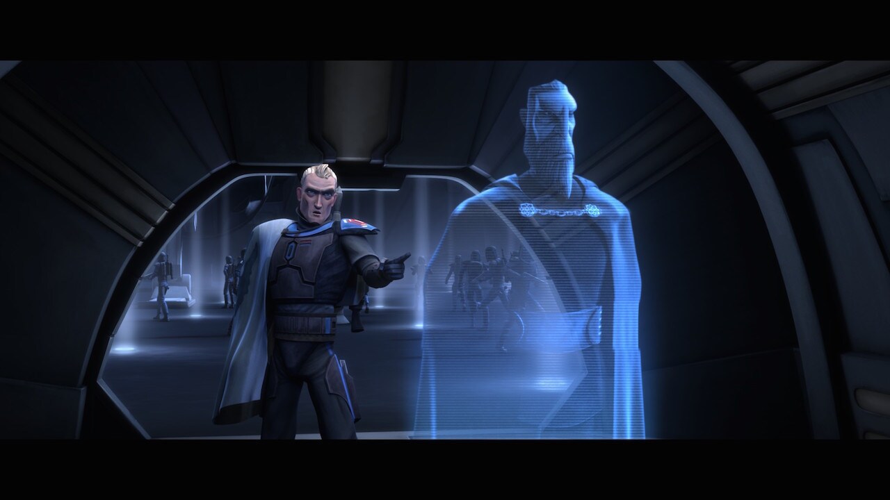 Dooku conspired with the Death Watch leader Pre Vizsla to engineer the fall of the neutral planet...