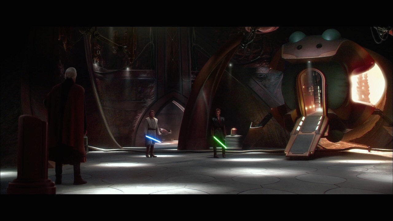 The count bested both Jedi in their duel, using the power of the dark side and taking advantage o...