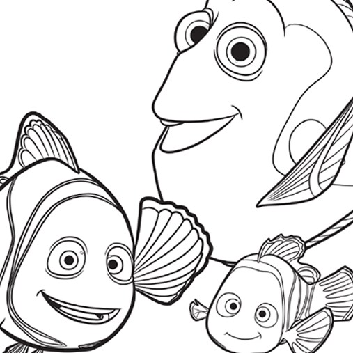 dory buscando a nemo para colorear