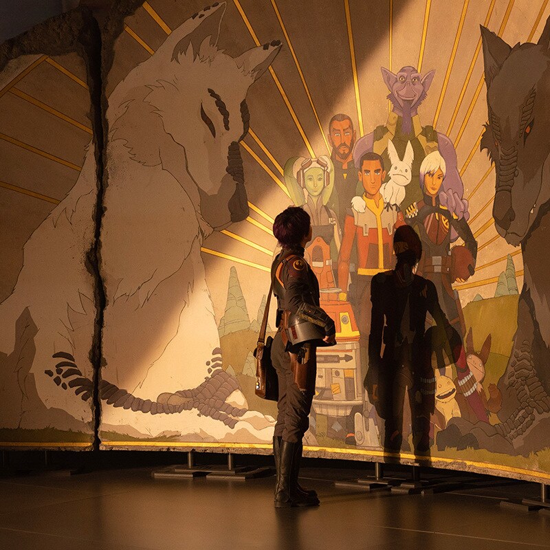 Ahsoka: quem Sabine Wren pintou no mural que aparece no início da série?