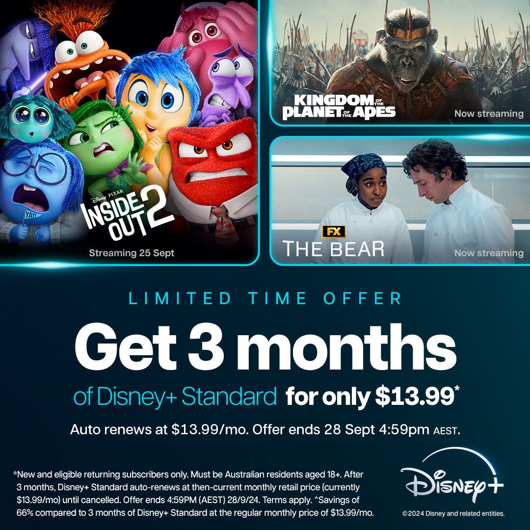 Limited time offer for new and eligible returning subscribers only | Disney+ Australia & New Zealand