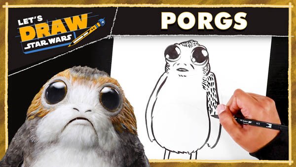 Let's Draw! Porgs